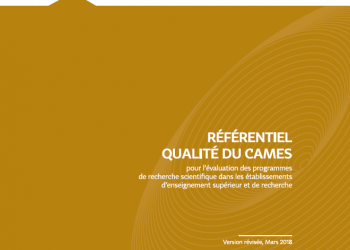 Référentiel qualité du CAMES pour l&rsquo;évaluation des programmes de recherche scientifique